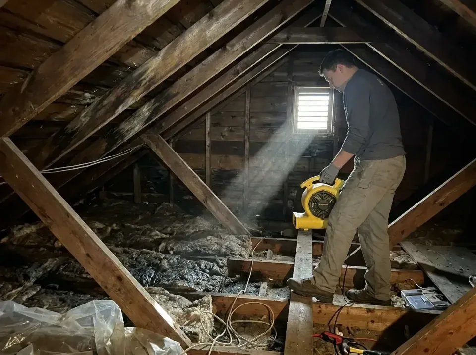 attic-water-damage-drying-proc-007 — frequently asked questions, Emergency Water Extraction & 24/7 Flood Response in Parma H…